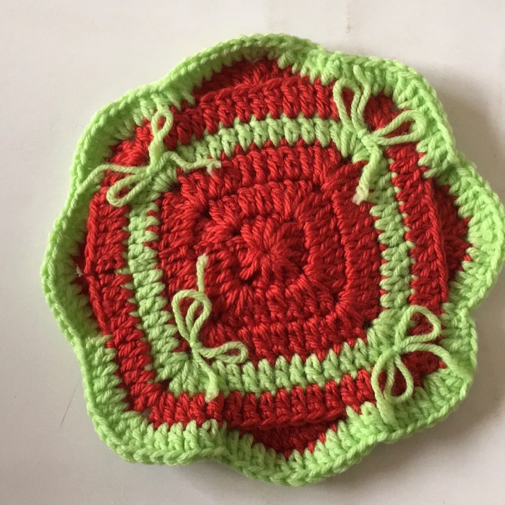 🐠 5 handcrafted potholders